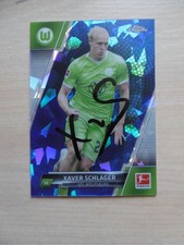 Xaver Schlager Autogramm signed Tradingcard TC Topps Chrome VFL Wolfsburg