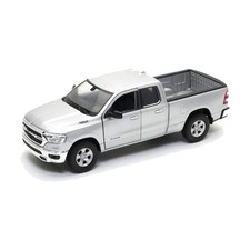 Welly 24104 Dodge RAM 1500 silber 2019 Maßstab ca. 1:27 Modellauto