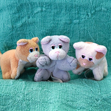 Galoob Pound Puppies Vintage Mini Plush Kitten Cats Lot of 3 1998 MPN 336. 42 