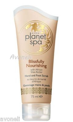 AVON Planet Spa Blissfully Nourishing Handpeeling & Fußpeeling mit Shea Butter