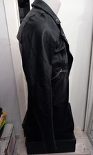 Veste Perfecto Faux Cuir Noir BABYLONIA PARIS - Taille 1 (XS/36) - Excellent État