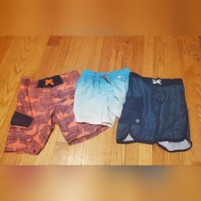 Lot bundle boys swimsuit trunks bottoms shorts XS and size 6