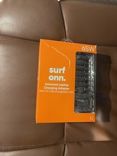 SURF Onn 65W Universal Laptop Charger Adapter Charging 10 Interchangeable Tips