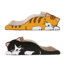 Orange/Tuxedo Double sided Cat Scratcher, Lounge, Stretch, FREE SHIPPING  