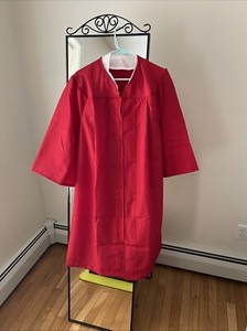 Graduation Red Gown Only Bagged Premier Herff Jones (Fits 5'1'' - 5’2’’)