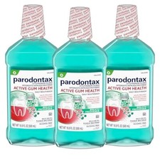 Active Gum Health Breath Freshener Mouthwash 3 x 16.9 fl oz