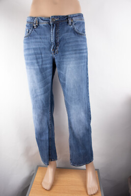 Buffalo David Bitton Jeans Driven Basic Straight 36 (35 X 28) Men's Denim Jeans