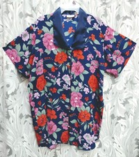 M/L VINTAGE VICTORIA'S SECRET BUTTON FRONT CRINKLE SLEEP SHIRT NIGHTIE NIGHTGOWN