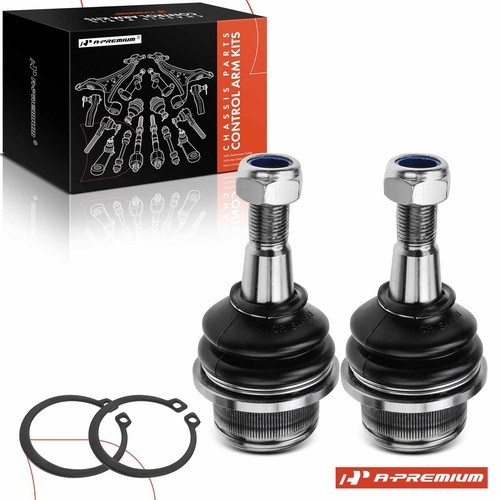 TRQ Front Ball Joint Set For Dodge Ram 1500 - 4-Piece Upper & Lower Replacement Kit