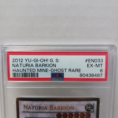 2012 YuGiOh Gold Series Haunted Mine Naturia Barkion GLD5-EN033