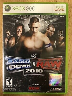 WWE Wrestling games (Microsoft Xbox 360) 360 TESTED