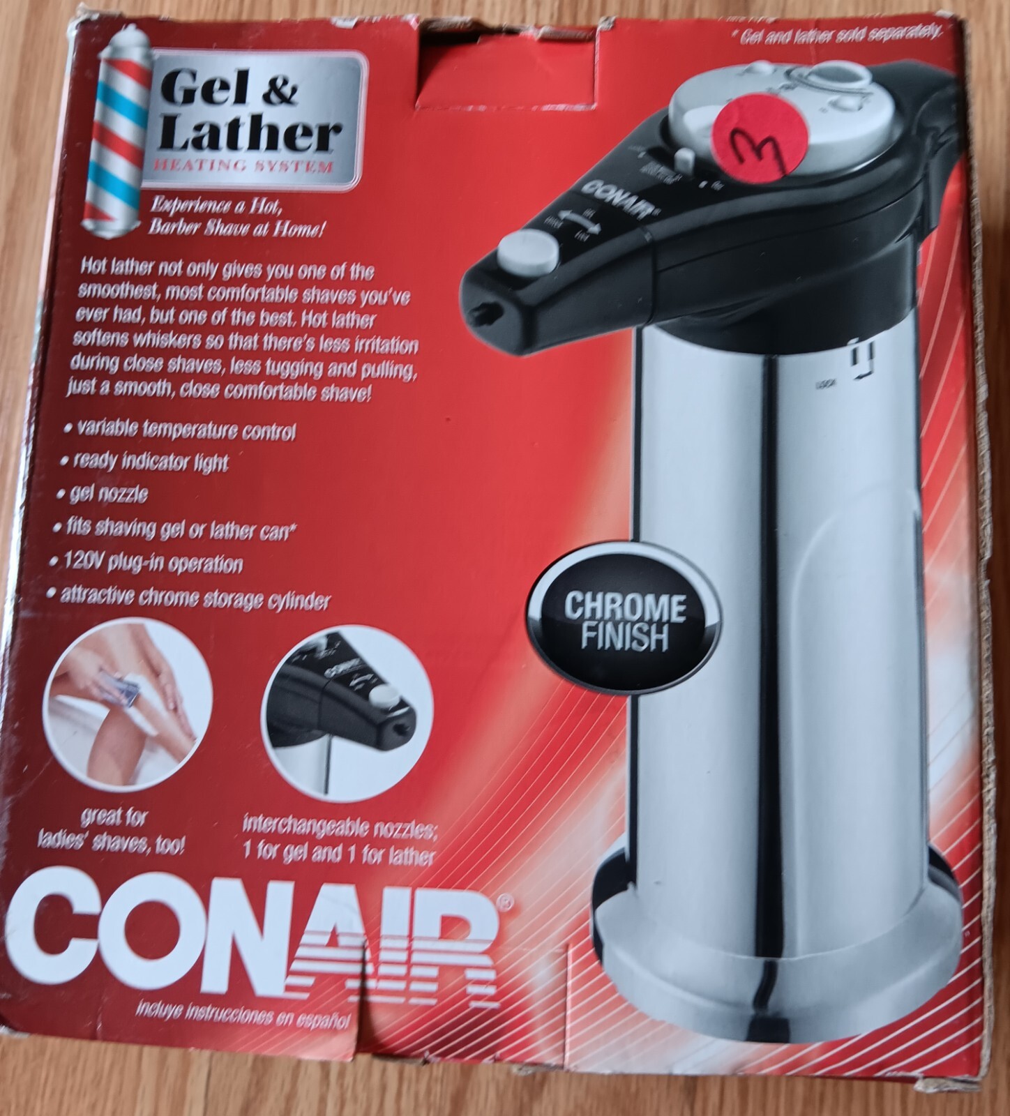 Conair HGL11R Combination Hot Gel & Lather Heating System Machine