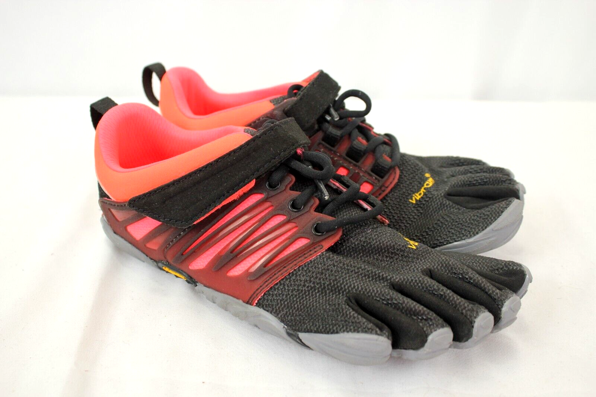 VIBRAM FIVE FINGERS WOMEN'S WATER SHOES NEON PINK SIZE 7-7.5 EUC