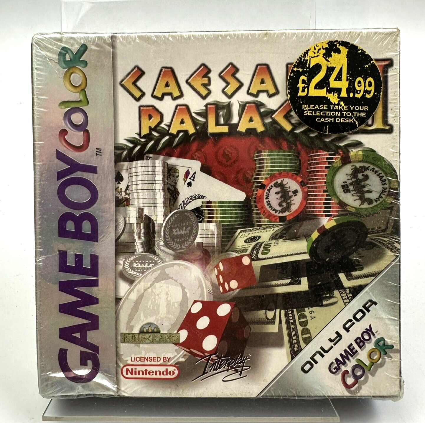 GBC Caesars Palace II, New And Sealed *Flaw*