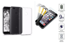 Custodia COVER tpu x XIAOMI MI A1 / MI 5X (MDG2) case silicone + Pellicola VETRO