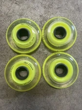 Labeda Millennium Gripper Roller Hockey Inline Wheels 4 Pack  - Yellow