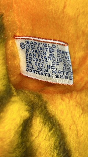 DAKIN & Co GARFIELD Cat Large Stuffed Plush Sitting 10" Toy 1981 - Picture 14 of 16