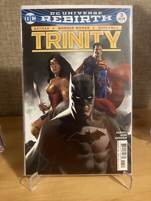 TRINITY #3 Variant Steve Epting Cover  VOL 2 DC Comics 2017 DE4A