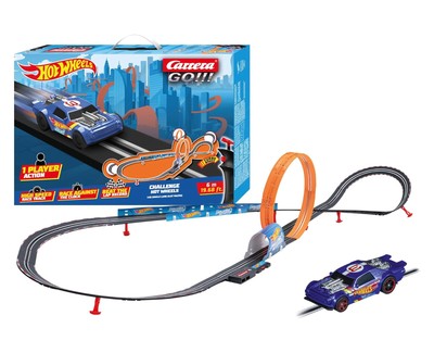 CARRERA Go!!! Challenge Hot Wheels Rennbahn Autorennen 2x Slotcars ab 6 NEU