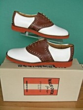 Vintage Walkover Brown/white Saddle shoes 6B NOS