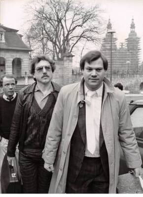 Pressefoto.ALE10445.23x18 cm ca.1986.Deutschland.Weimarer Prozess