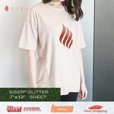 Siser Glitter 7" x 12" Sheet *FREE SHIPPING*