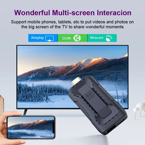 8K WIFI 6 TV Stick Android 13 5G Smart TV Box Bluetooth 4K Media Player HDMI - Picture 9 of 26
