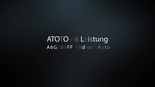 ATOTO A6 PF 9 Zoll Doppel 2DIN Autoradio mit CarPlay Android Auto Dual Bluetooth - Video 1 von 1