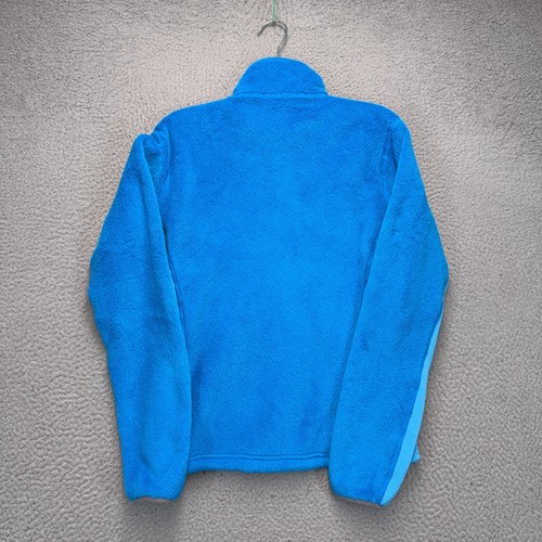 The North Face Fleece Jacket Girls Medium Blue Mock Neck Zip Pockets Outdoor - Picture 7 of 10