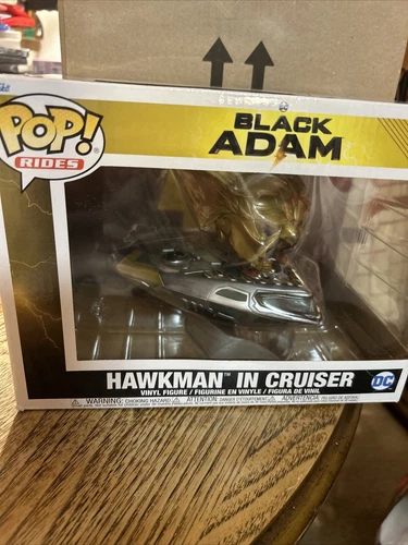 Funko Pop! Rides - Movies - DC Comics - Black Adam - Hawkman in Cruiser #286 NIB