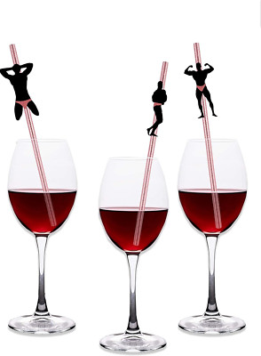 Bachelorette Party Decorations Straws I 24 Pack Dancing Stripper Man Confetti Br
