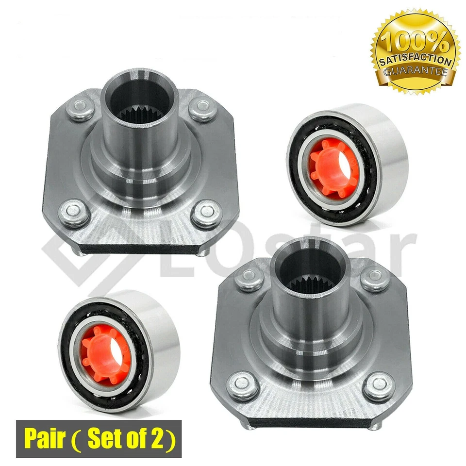 Pair(2) New Front Wheel Hub & Bearing Assembly Fits Toyota Tercel Paseo - Image 2 of 3
