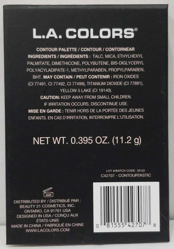 L.A. Colors Contourtastic 5 PC Contour Booklet (LOC RM-8-1) - Image 3 of 3
