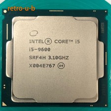 9Th Gen Intel Core i5-9600 LGA 1151 CPU Processor 3.1GHz up to 4.6GHz 6Core 9MB