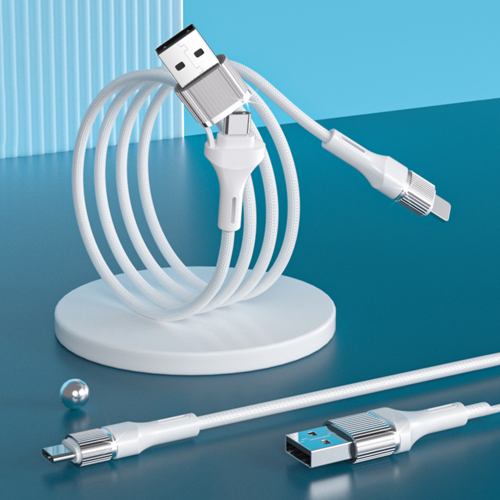 Charging Cable 2in1 Data Transmission Usb Typec to Typec Highspeed