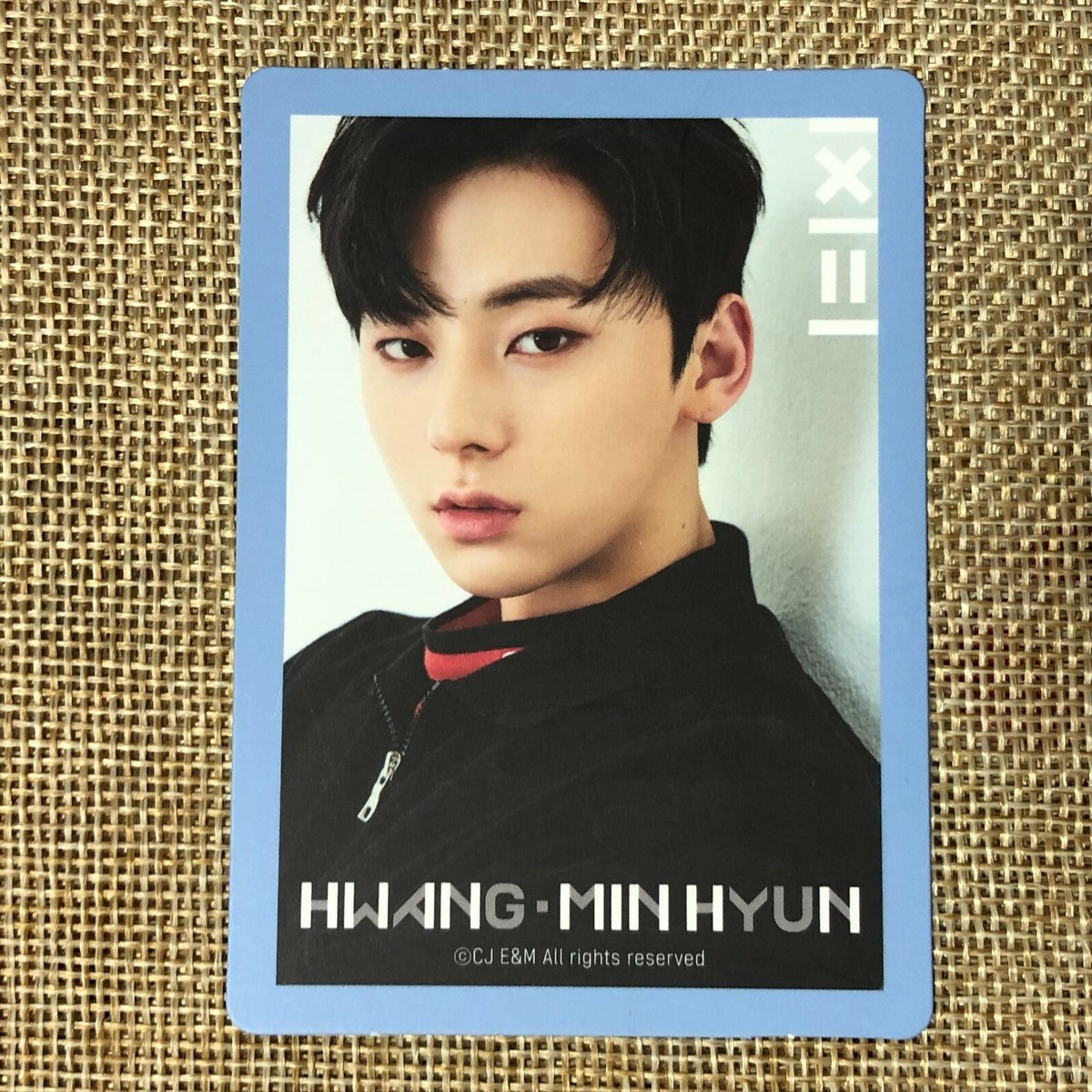 WANNA ONE HWANG MINHYUN [ TO BE ONE ] Official Photocard, Sky ver