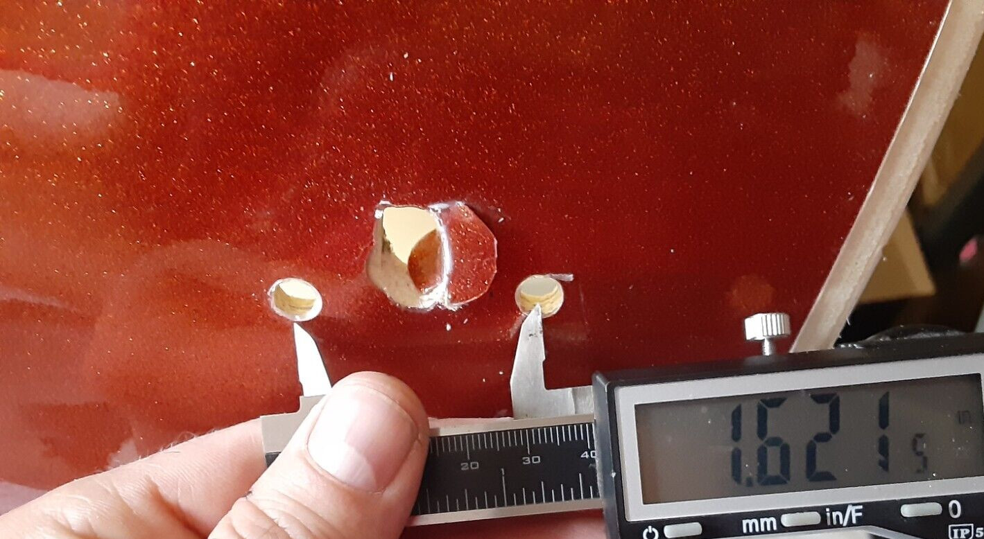 Huntington Drum SHELL Pack of 4: 22" bass, 14" snare, 2 toms, orange sparkle