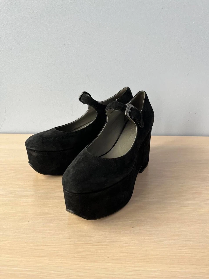 Zapatos Jel Sander Helled Negro Gamuza Talla 37 Foto 2 de 4