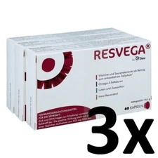 Resvega Capsules 180pcs PZN 09755674 Eye Protection✅Lutein✅DHA/EPA✅Omega-3✅Vitamin✅
