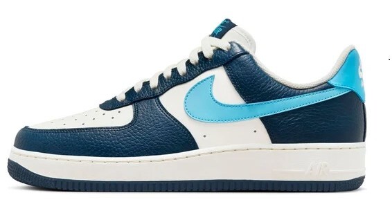 Мужские кроссовки Nike Air Force 1 07 Armory Navy/Baltic Blue-Sail (HJ9291 478)