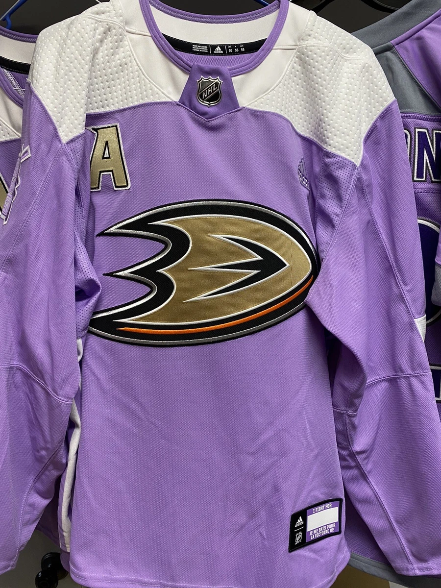 ANDREW COGLIANO Game Worn Used WARMUP Jersey ANAHEIM DUCKS Hockey