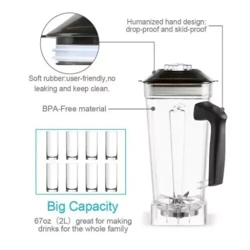 Kitchen Genie Commercial Blender Ultima Hi-Power Crusher Food Processor 2200W - Picture 5 of 5