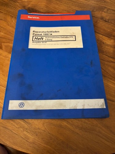 VW Reparatur Leitfaden PASSAT 1997 AUTOMATIK GETRIEBE 01V 5 GANG CJQ DDT 03/1997