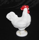 VTG Westmoreland Milk Glass Standing Hen Covered Dish Lidded Farmhouse Chicken
