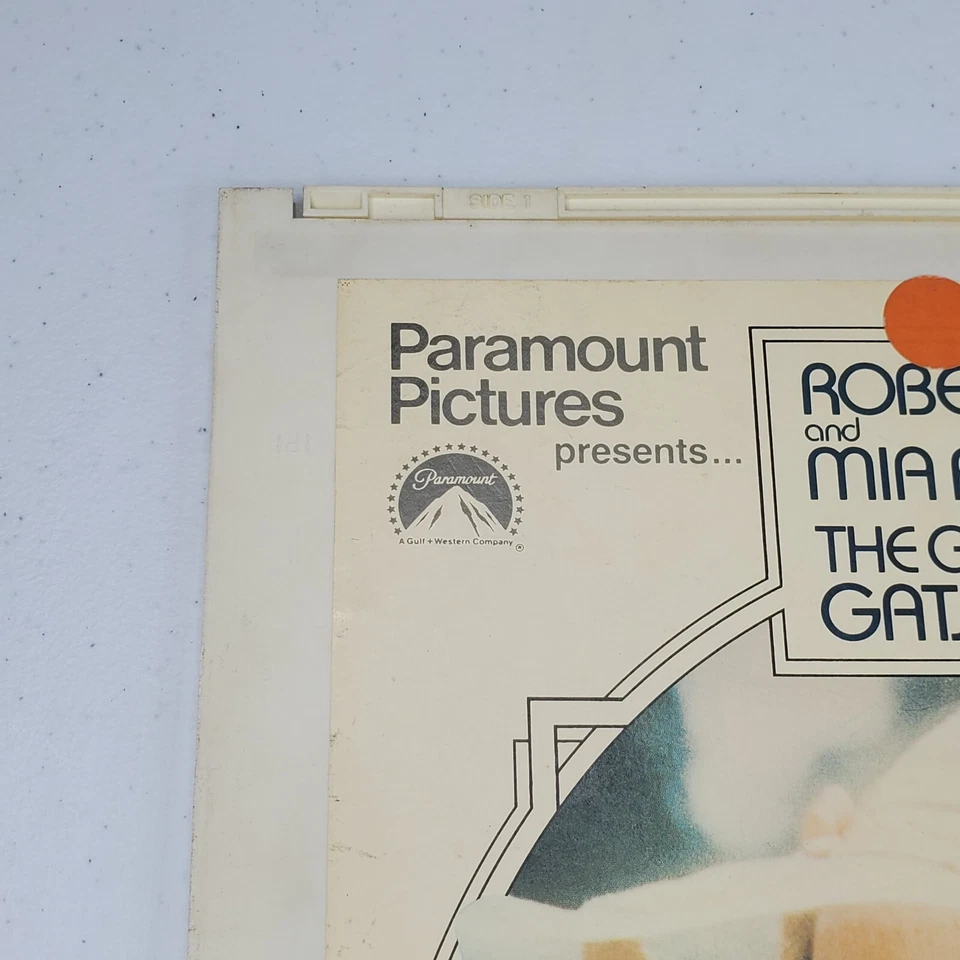 1983 The Great Gatsby CED Video Disc Robert Redford Mia Farrow Disc 1 & 2 Set - Image 3 of 4