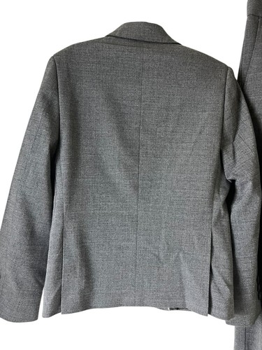 Marc New York Boys Size 6 Gray 2 Button Suit Slim Fit Pants Adjustable Waist - Picture 4 of 16