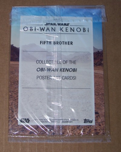 2023 Topps Star Wars Obi-Wan Kenobi Poster Jumbo Art Cards Complete Set OAR 1-10 - Picture 7 of 21