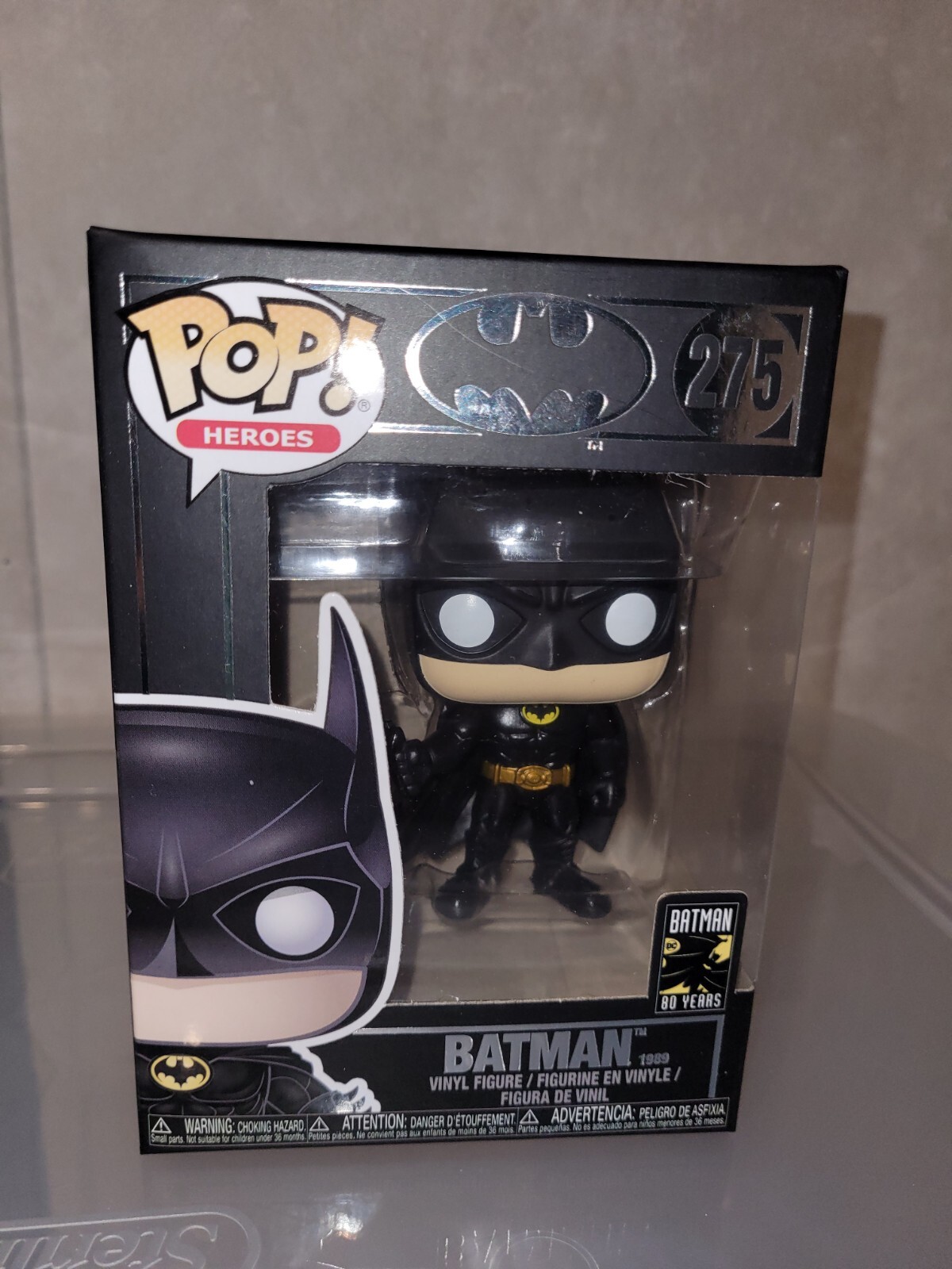 Funko Pop! Figura De Vinilo Heroes Batman 80 Years - Batman 1989 #275