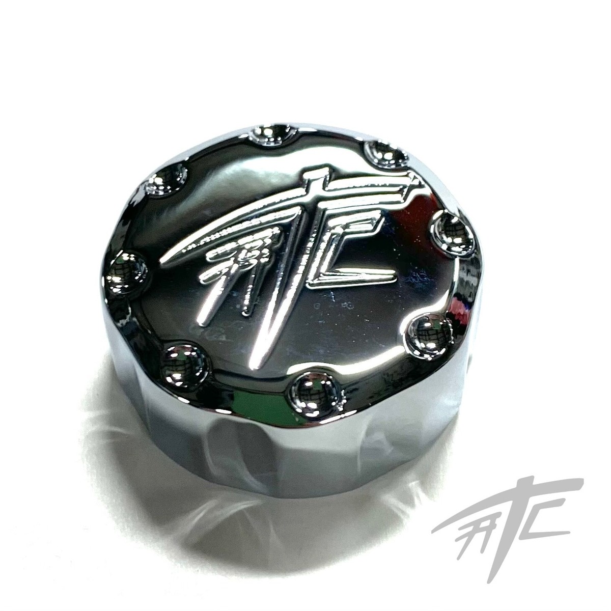 ZX14 CHROME DIAMOND CUT ATC CLUTCH RESERVOIR CAP 06-11 KAWASAKI