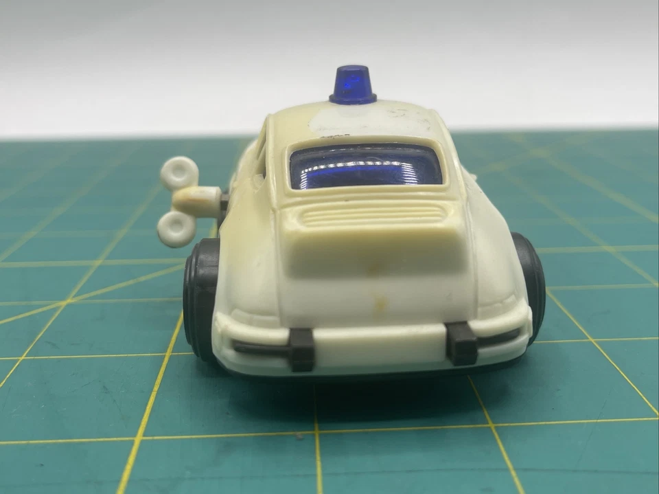 De colección Porsche 911 Policía Cuerda Jimson Hong Kong Blanco Raro Foto 4 de 4